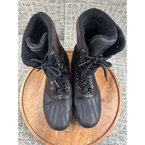 Sorel Mens NM1875-908 Waterproof Winter Boots Size 10 Black & Brown - Picture 8 of 14